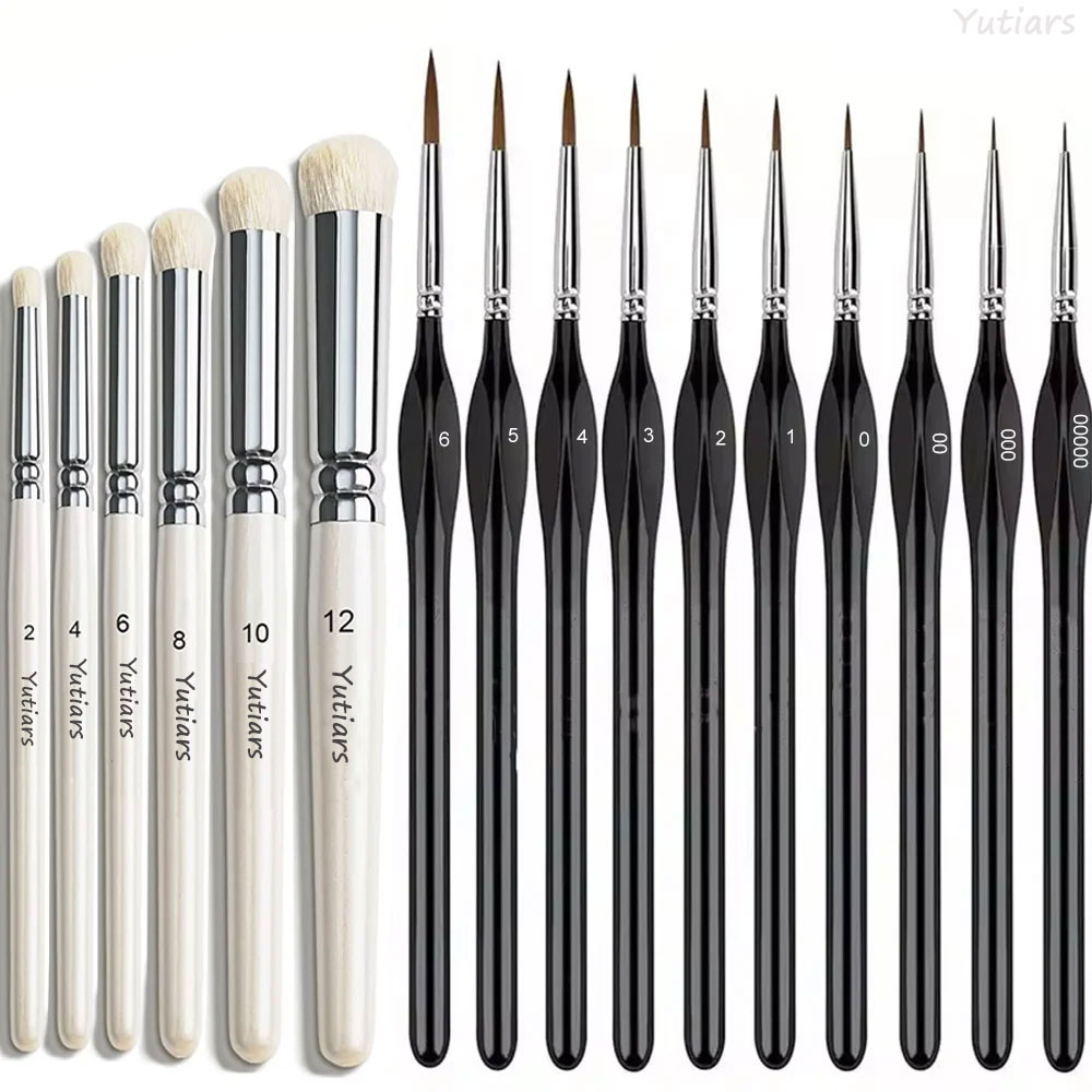 Model Kit Paint Set - Pennelli in miniatura Set di pennelli