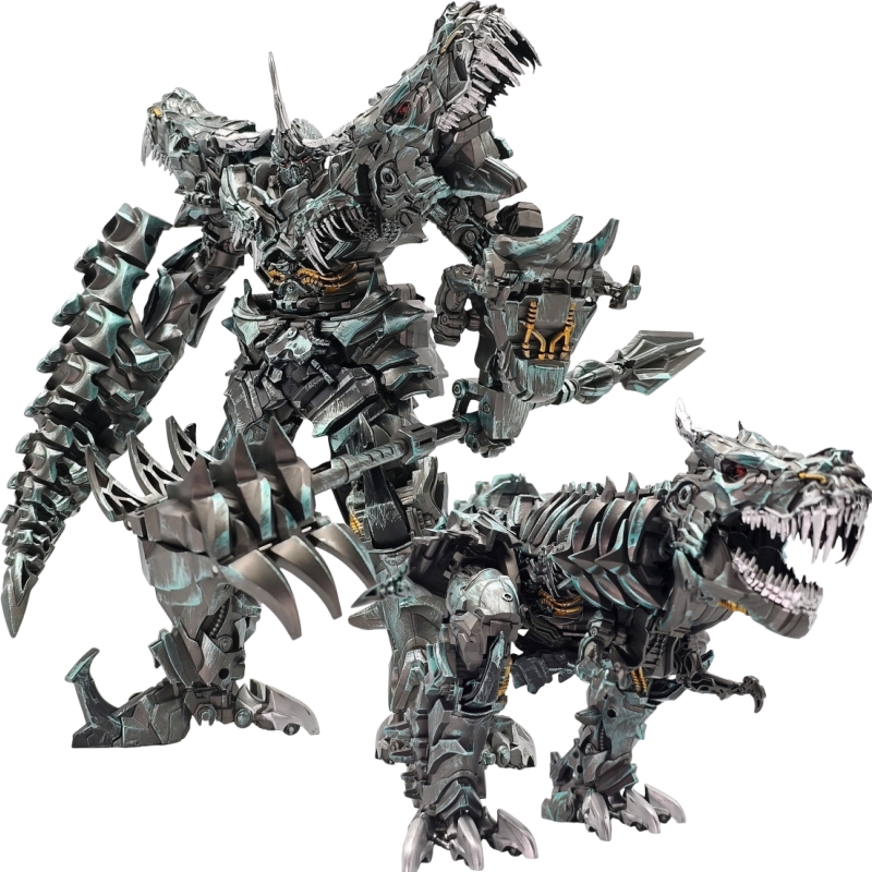 Model Kit Dinosaur - BAIWEI Grimlock Trasformabile 23CM TW-1034 Dinobot