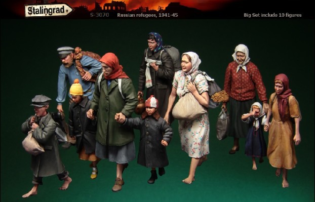 Model Kit Zza - Kit Modello in Resina 1/35 Civili