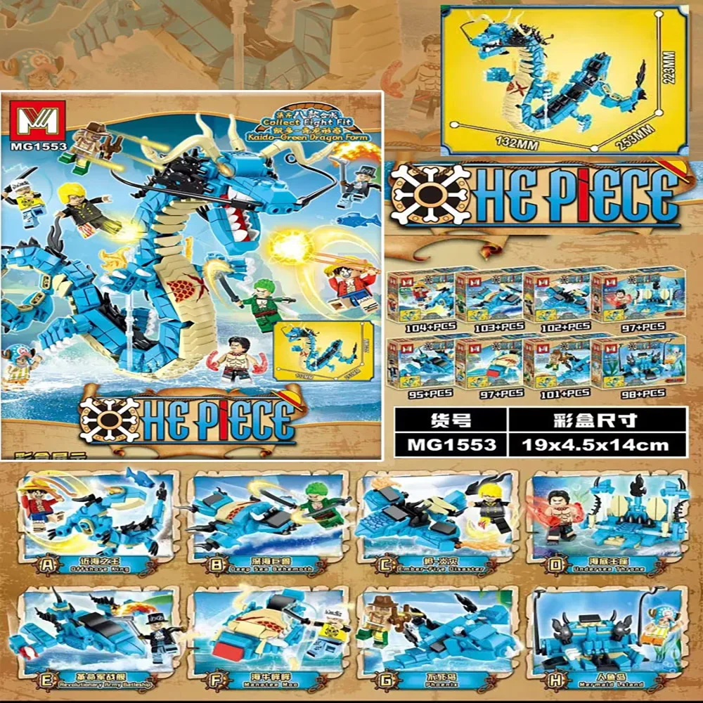 Model Kit Companies - Kit di Costruzione 8in1 One Piece,