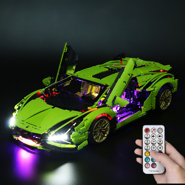 Model Kit Lamborghini - LED Light APP Control Motor Set