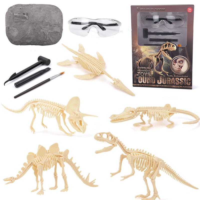 Model Kit Dinosaur - Kit di Scavo di Fossili di