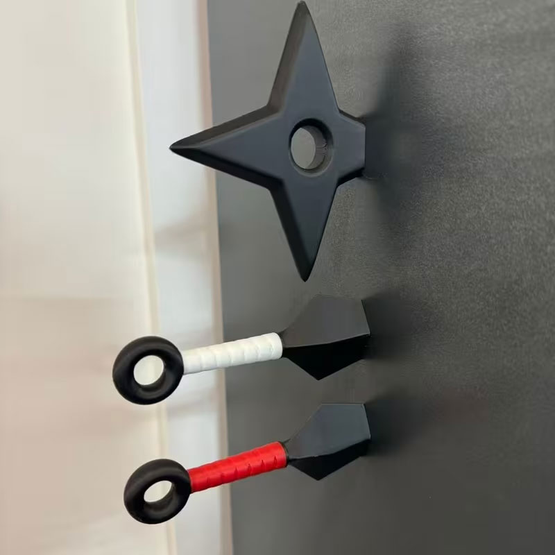 Model Kit Ninja - Decorazione per frigorifero, Decorazione divertente 3D