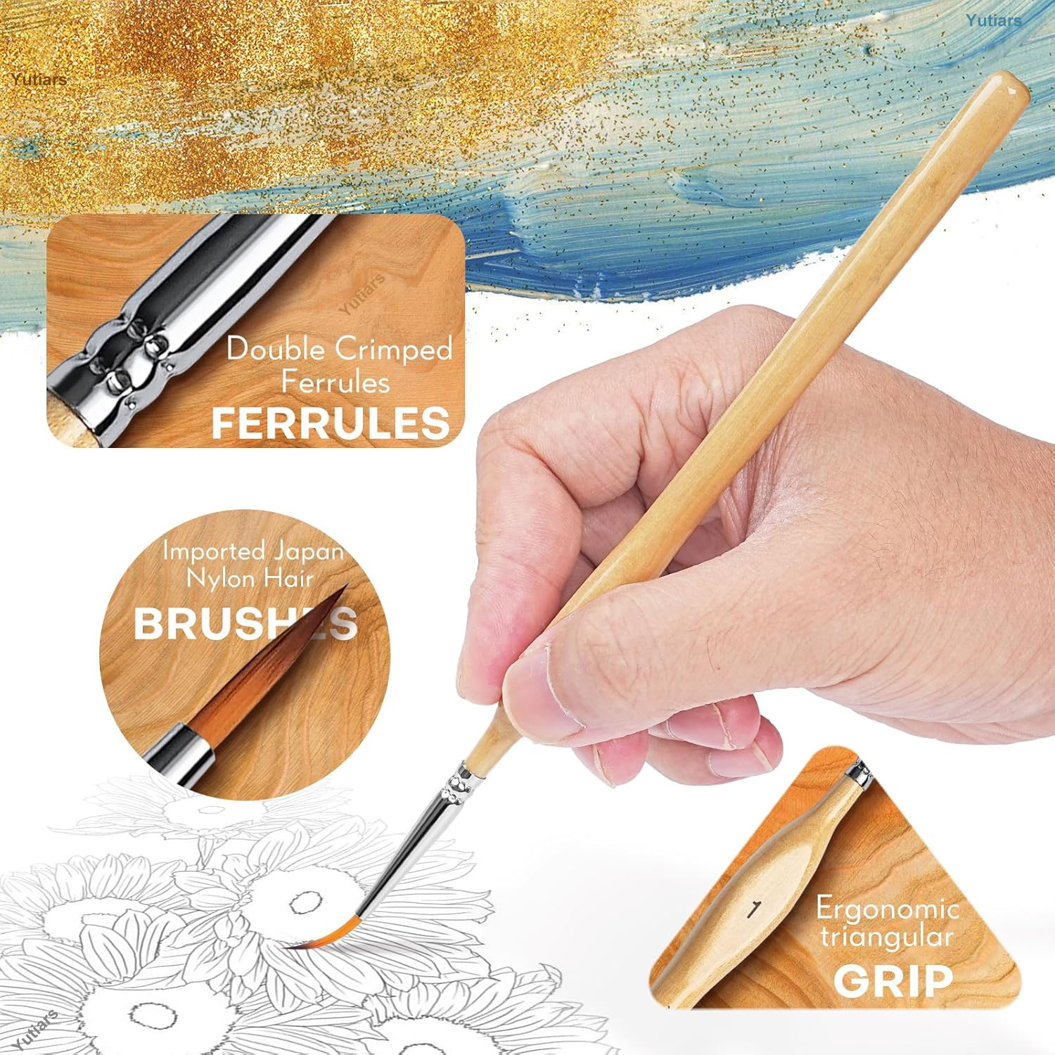 Set di 10 Pennelli di Precisio - Model Kit Paint Set recensione e prezzo