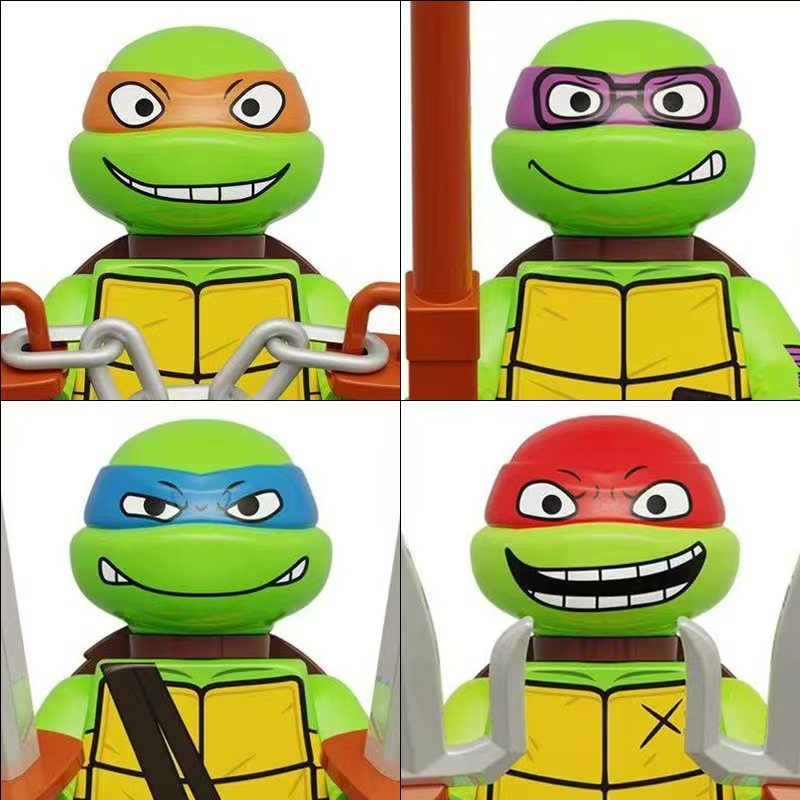 Set di 4 o 8 Mini Action Figur - Model Kit Ninja recensione e prezzo