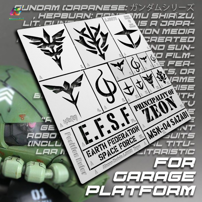 Alexen AJ0078 Stencil per Aero - Model Kit Gundam Wing recensione e prezzo