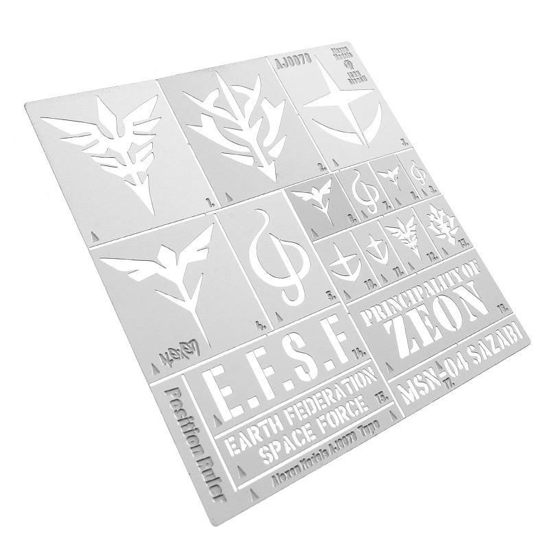 Alexen AJ0078 Stencil per Aero - Model Kit Gundam Wing recensione e prezzo