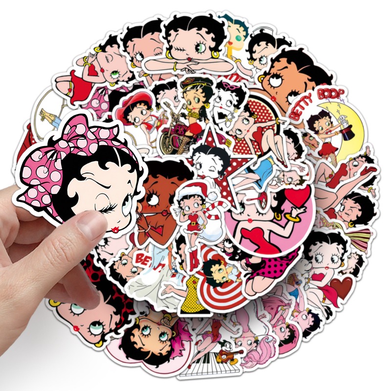 50 adesivi Betty Boop ad alta  - Model Kit Girl recensione e prezzo